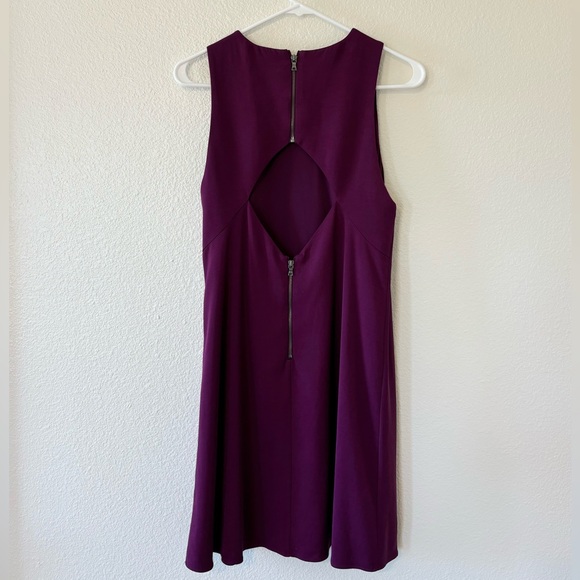 Alice + Olivia Serina Open-Back Mini A Line Dress - Picture 5 of 11